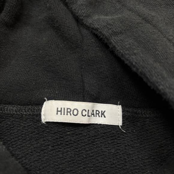 Hiro Clark Oversized Cropped Hoodie Sweatshirt Size XL Loungewear - Picture 4 of 7
